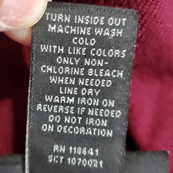 Lane Bryant Black Lace Trim V Neck 3/4 Sleeves Sweater Women's Sz 26/28 Pre-Own - Picture 10 of 11